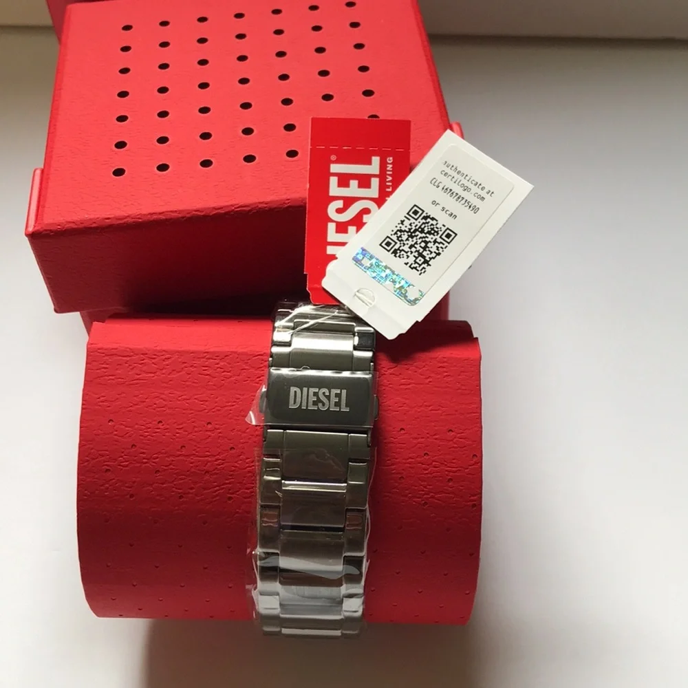 New Authentic Diesel Mr. Daddy Slim Multi-Movement Stainless Steel Watch –